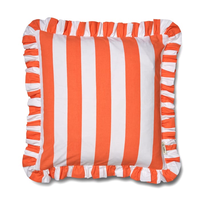 Cushion cover Ruffle Stripes 50x50 cm - Coral - Classic Collection