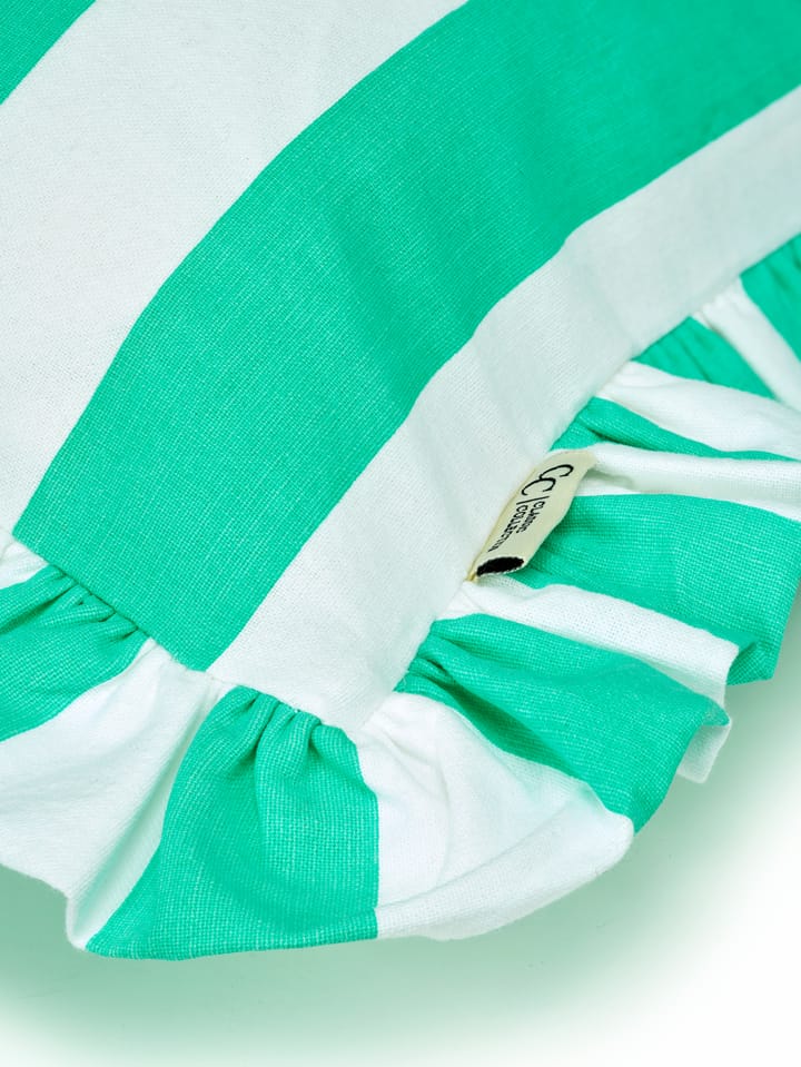 Cushion cover Ruffle Stripes 50x50 cm, Sage Classic Collection