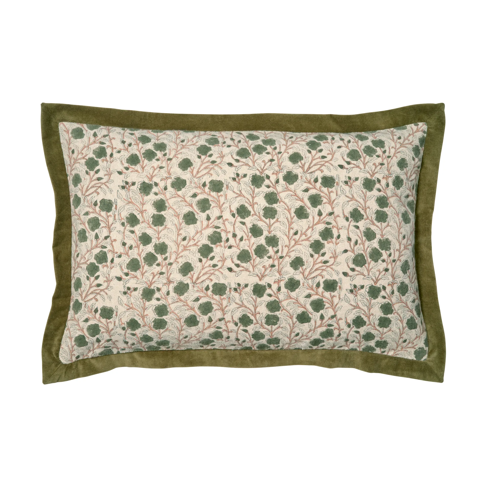 Daisy cushion cover 40x60 cm, Green Classic Collection