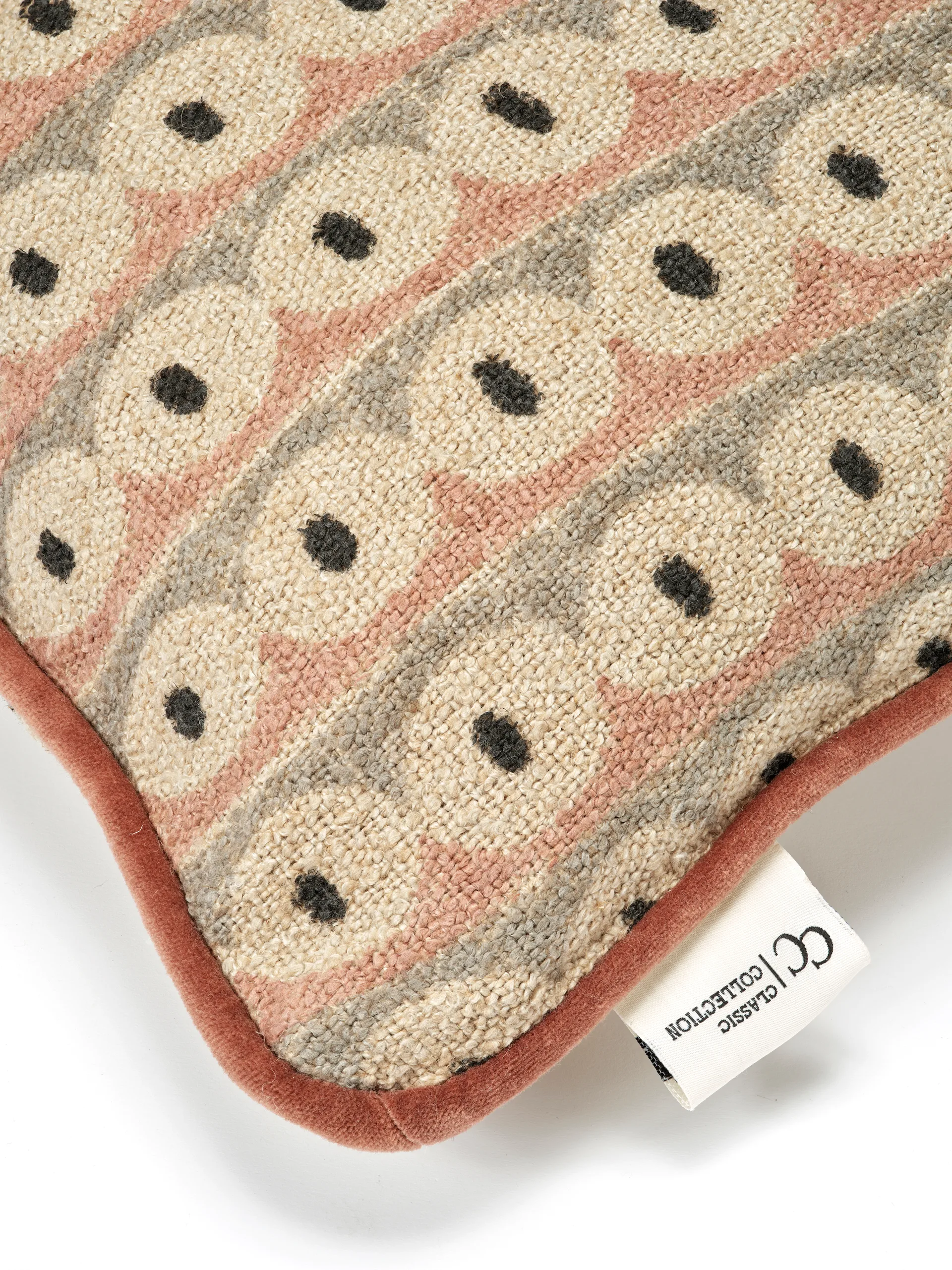 Dot cushion cover 40x60 cm, Mocha Classic Collection