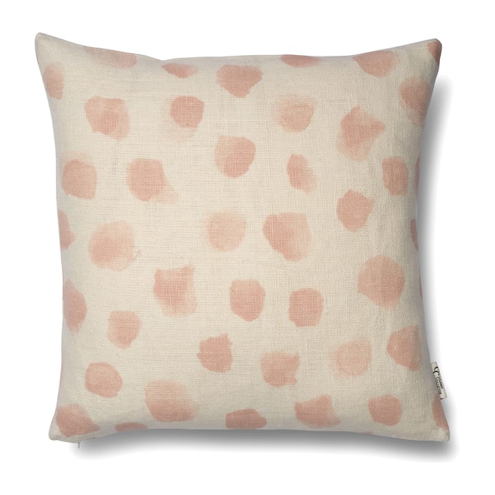 Dotty cushion cover 50x50 cm - White-rose smoke - Classic Collection