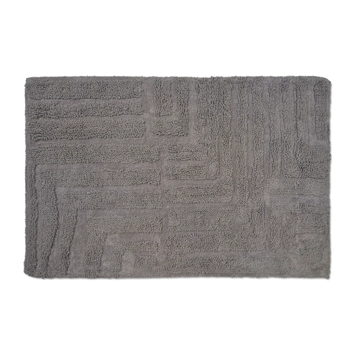 Classic Collection Field bathroom mat 60x90 cm Grey
