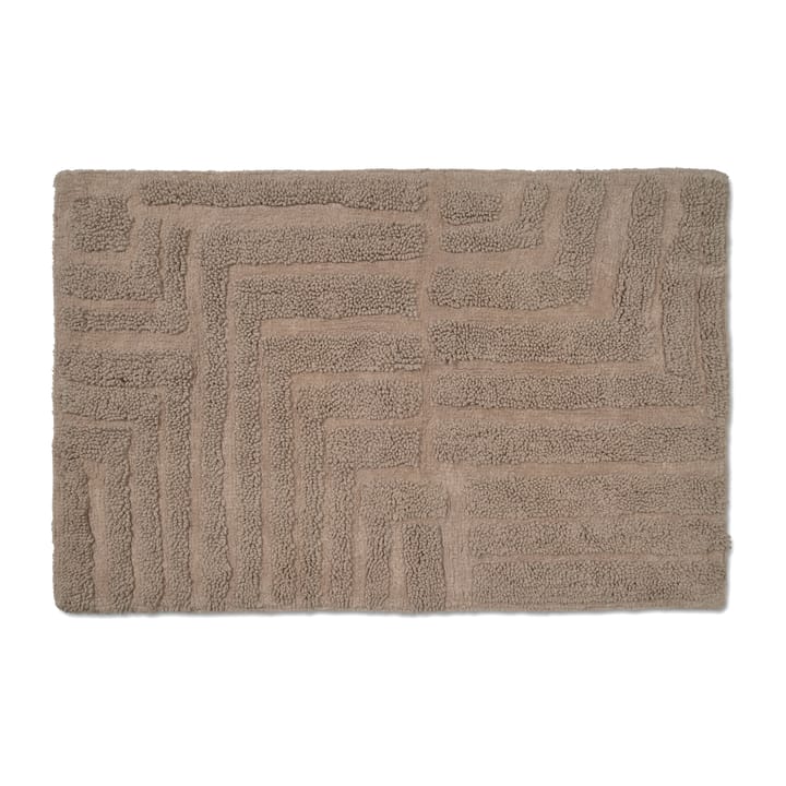 Field bathroom mat  60x90 cm - Simply taupe - Classic Collection