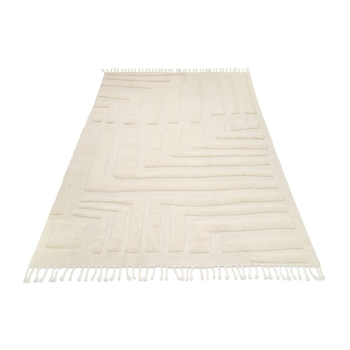 Field wool rug 200x300 cm - Ivory - Classic Collection