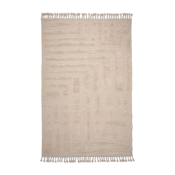 Field wool rug 200x300 cm - Natural Beige - Classic Collection