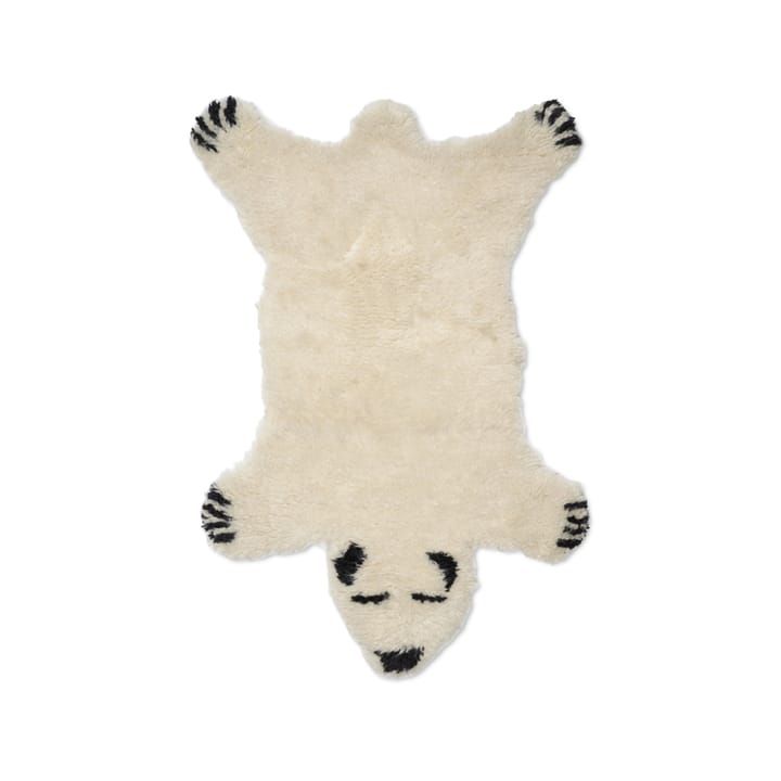 Fluffy Bear rug, White, 60x90 cm Classic Collection