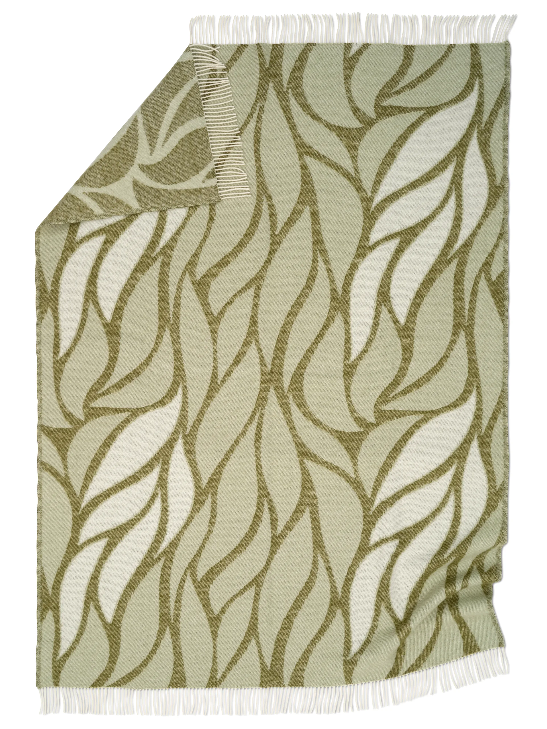 Folia throw 130x180 cm, Green Classic Collection