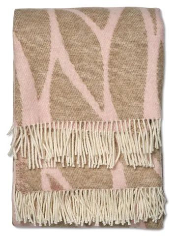 Folia throw 130x180 cm - Pink - Classic Collection