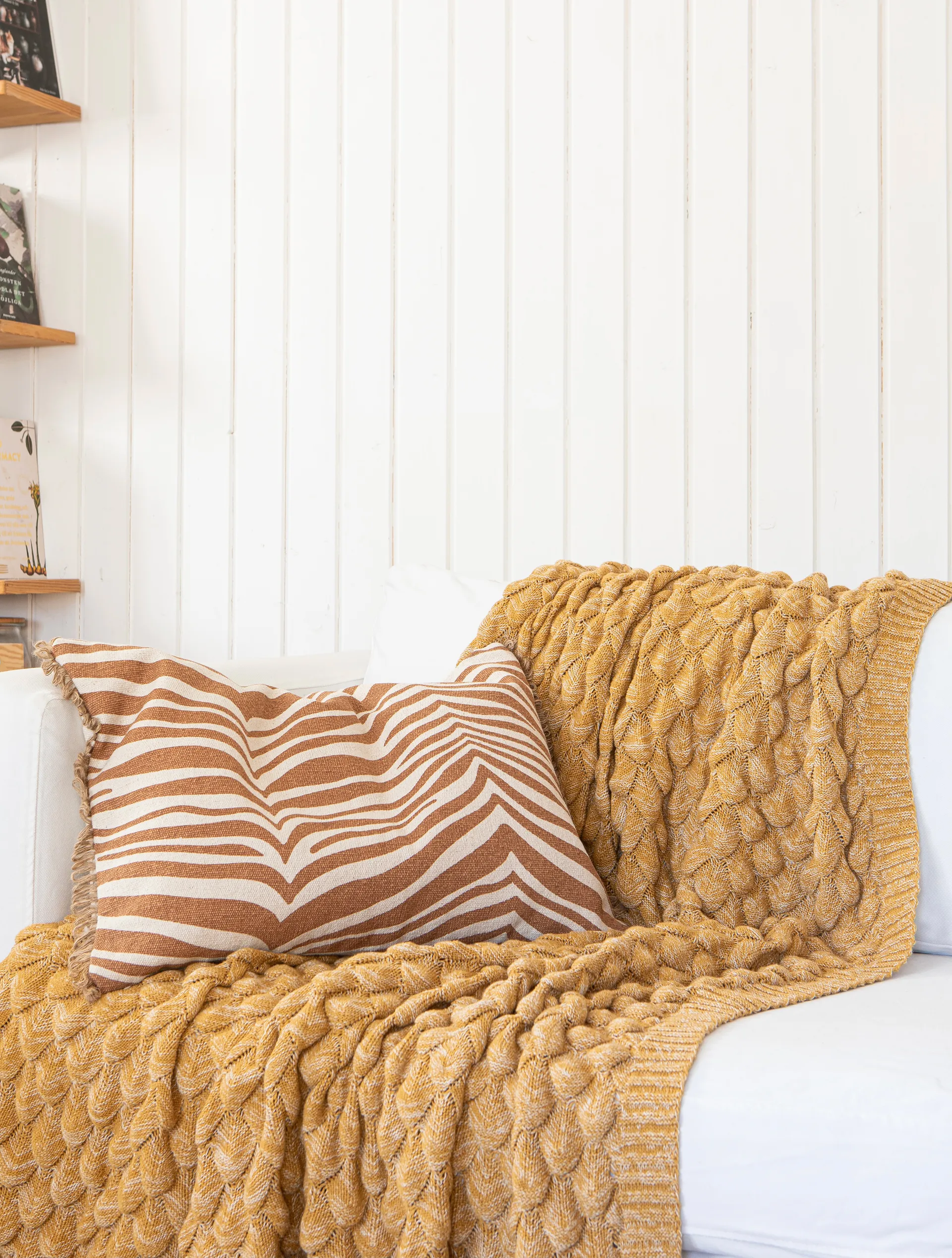 Gems throw 130x170 cm, Yellow Classic Collection