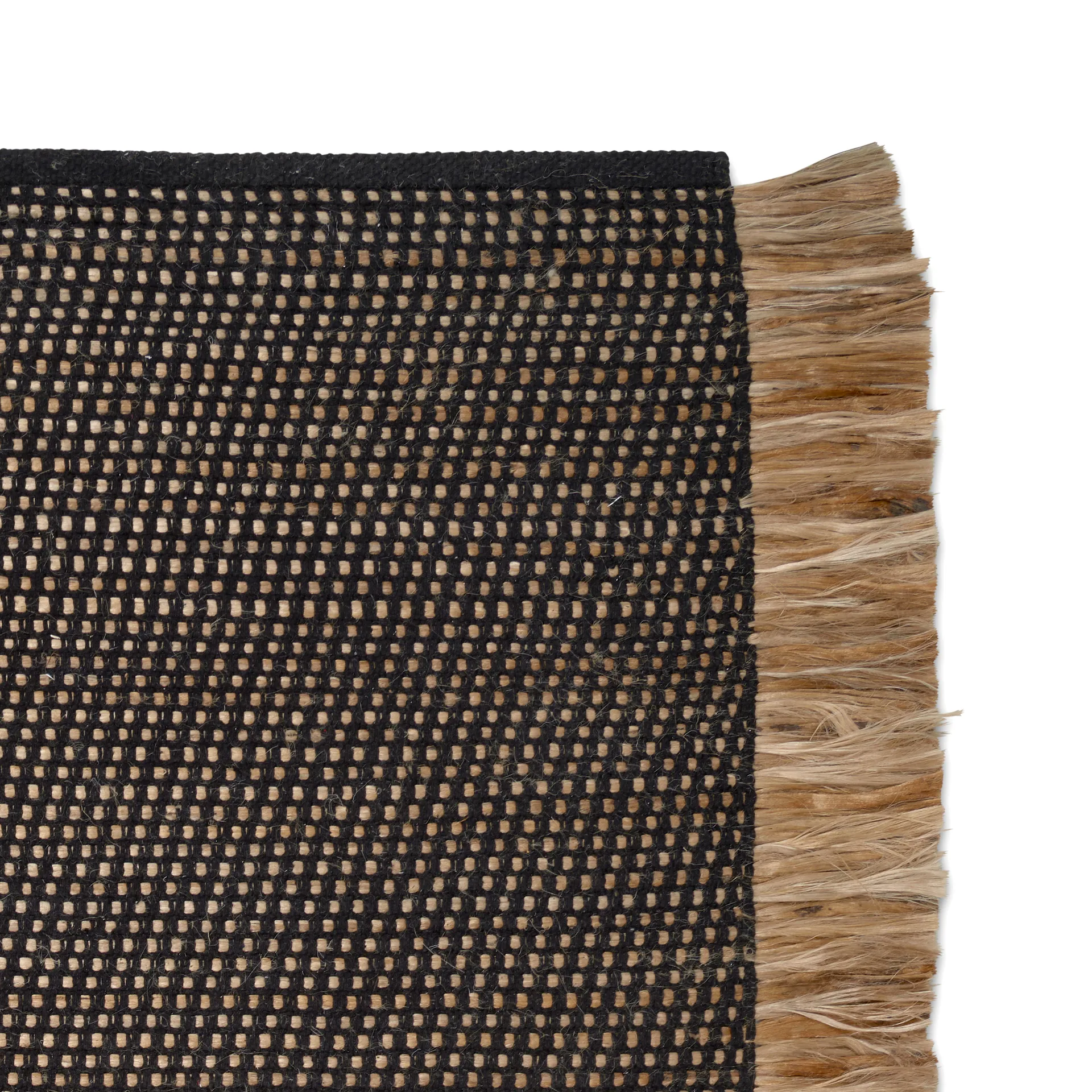 Goa rug 170x230 cm, Black-jute Classic Collection