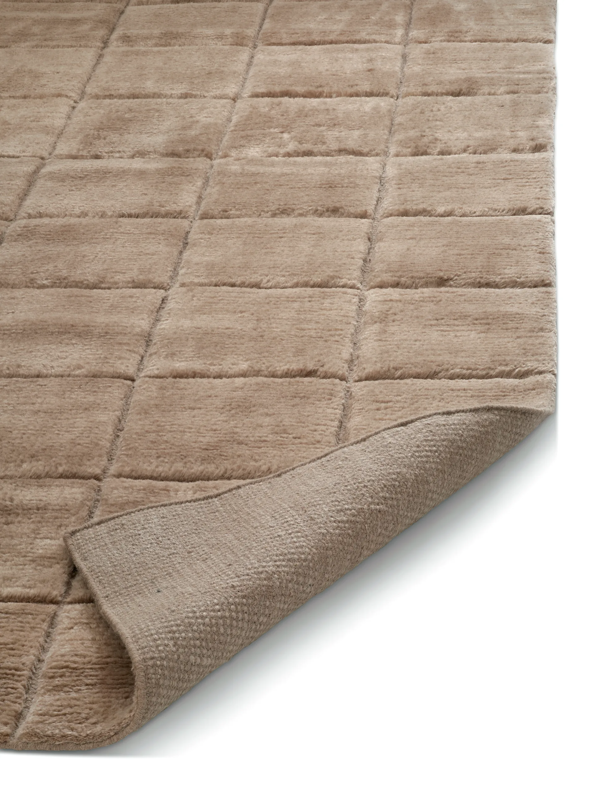 Grid rug, Chocolate, 200x300 cm Classic Collection