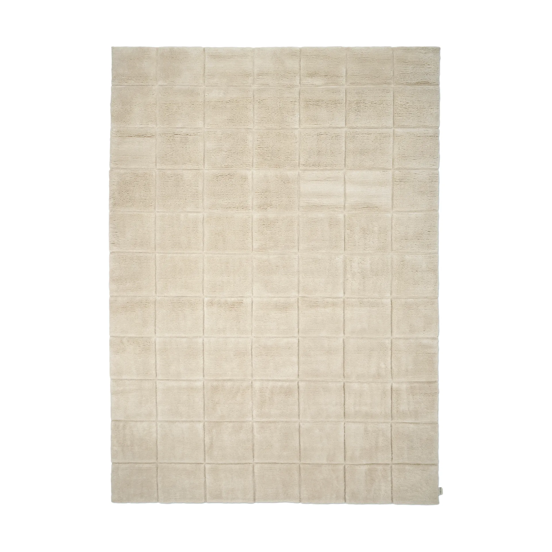 Grid rug, Ivory, 200x300 cm Classic Collection