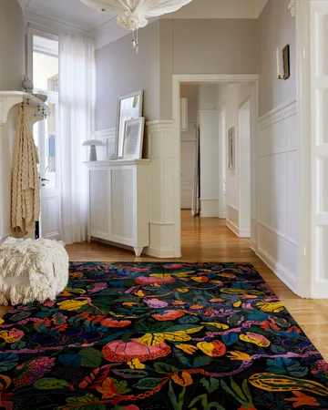 Heritage Garden rug - Charcoal-multi, 170x230 cm - Classic Collection