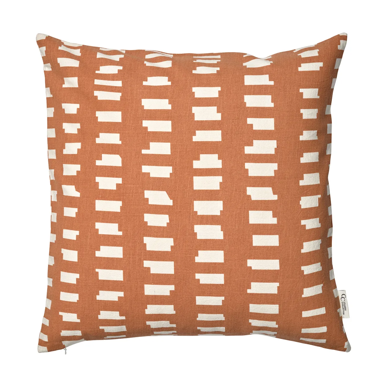 Classic Collection Ikat Block cushion cover 50x50 cm Brown