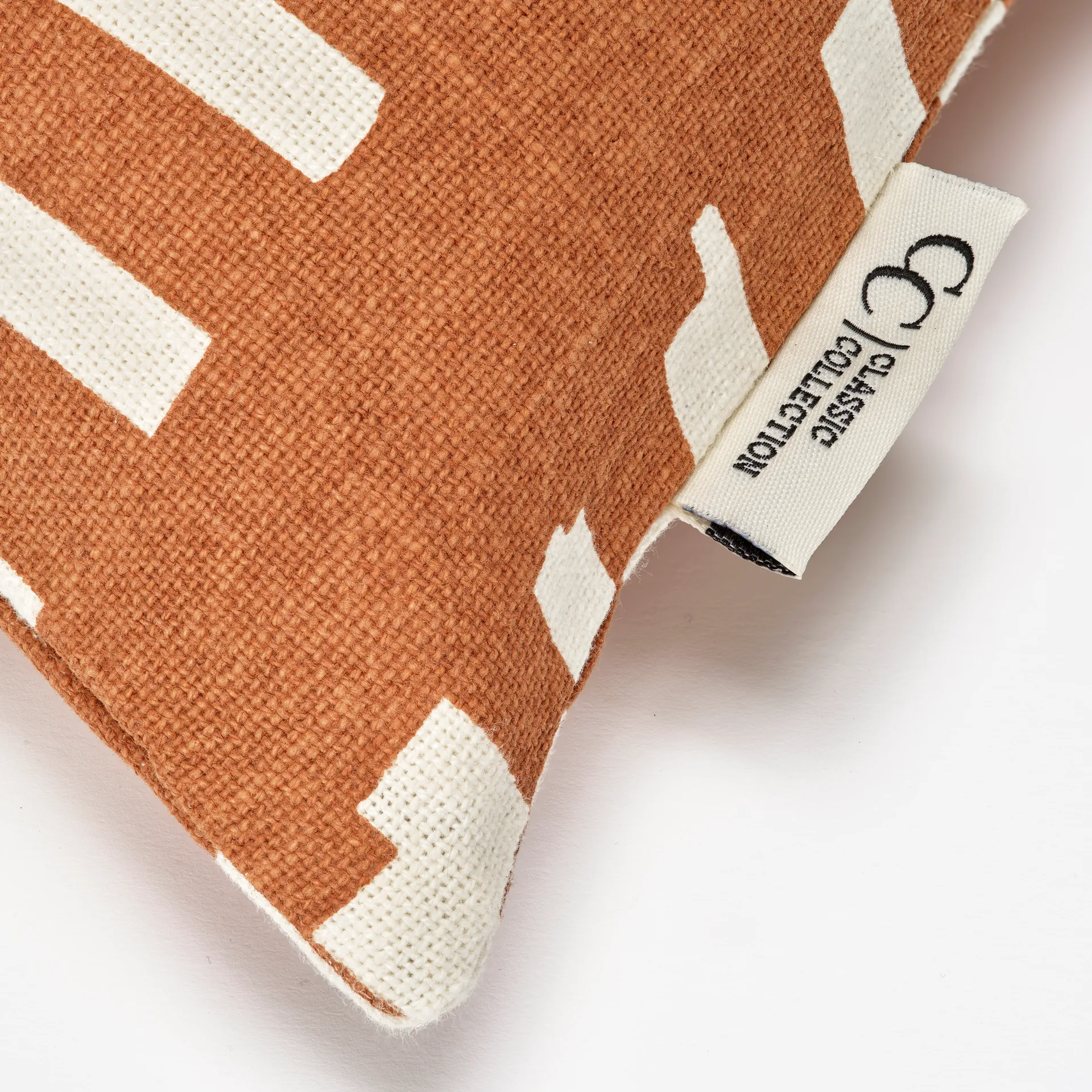 Ikat Block cushion cover 50x50 cm, Brown Classic Collection