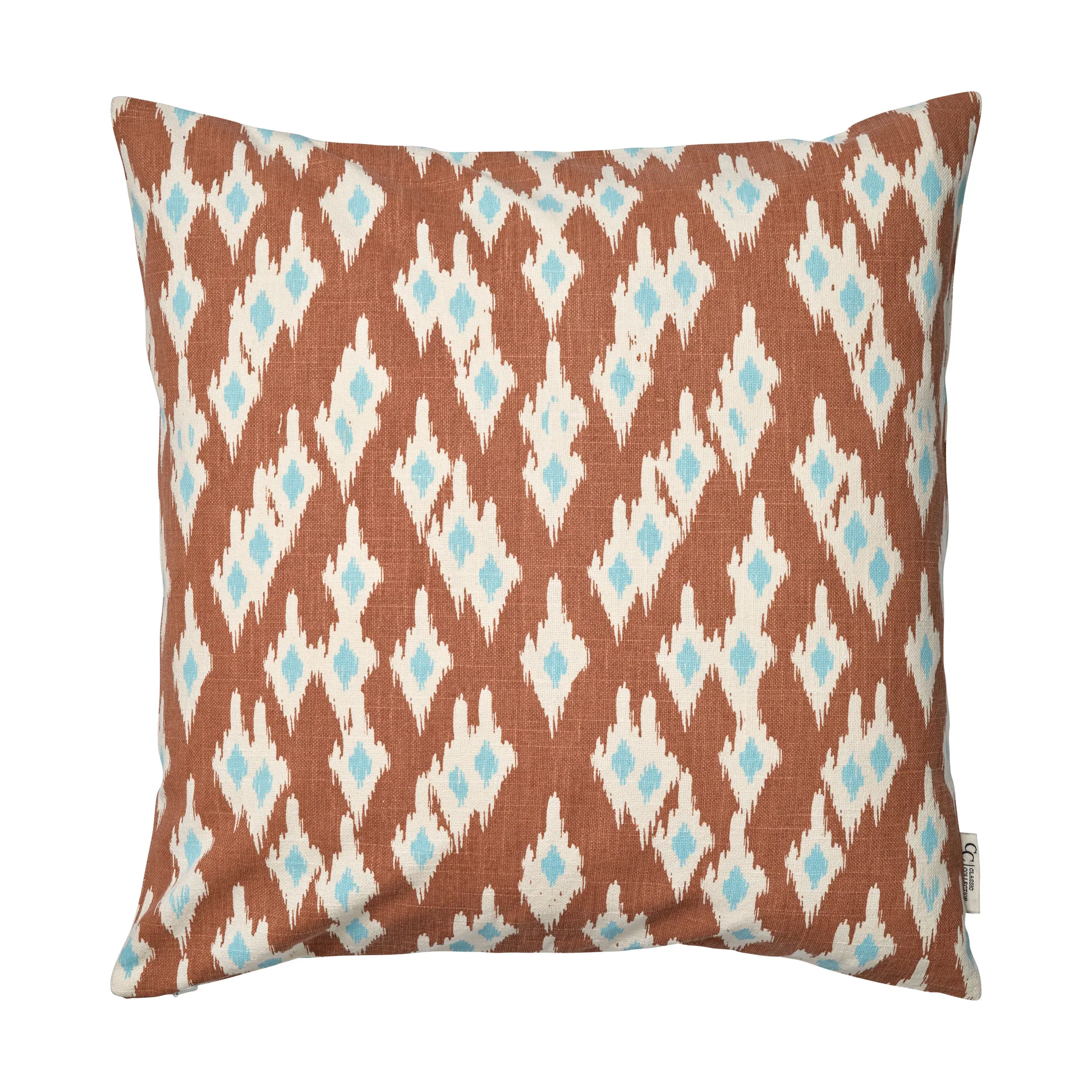 Ikat Diamond cushion cover 50x50 cm, Mocha Classic Collection
