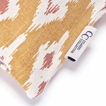 Ikat Diamond cushion cover 50x50 cm - Yellow - Classic Collection