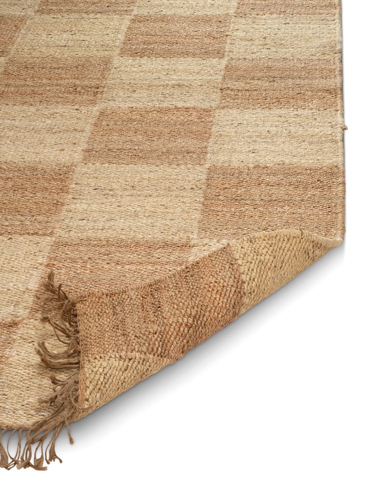 Jute Squares rug, Natural, 200x300 cm Classic Collection