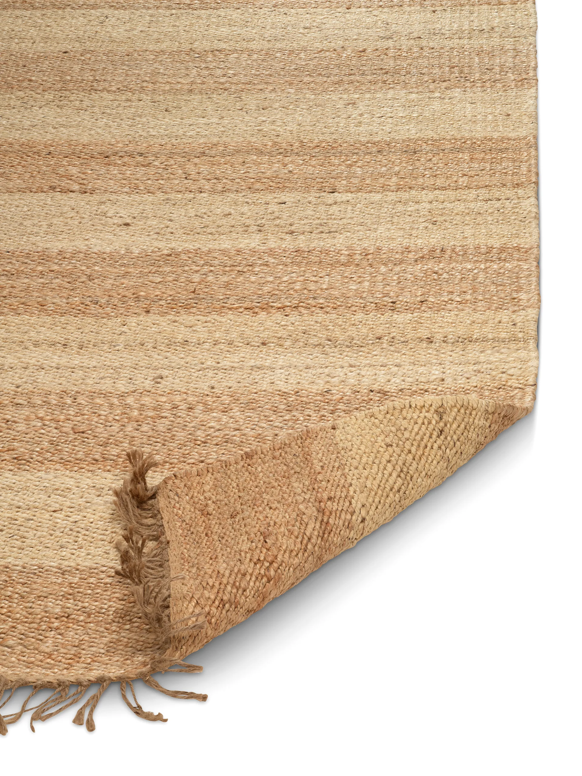 Jute Stripes rug, Natural jute, 250x350 cm Classic Collection