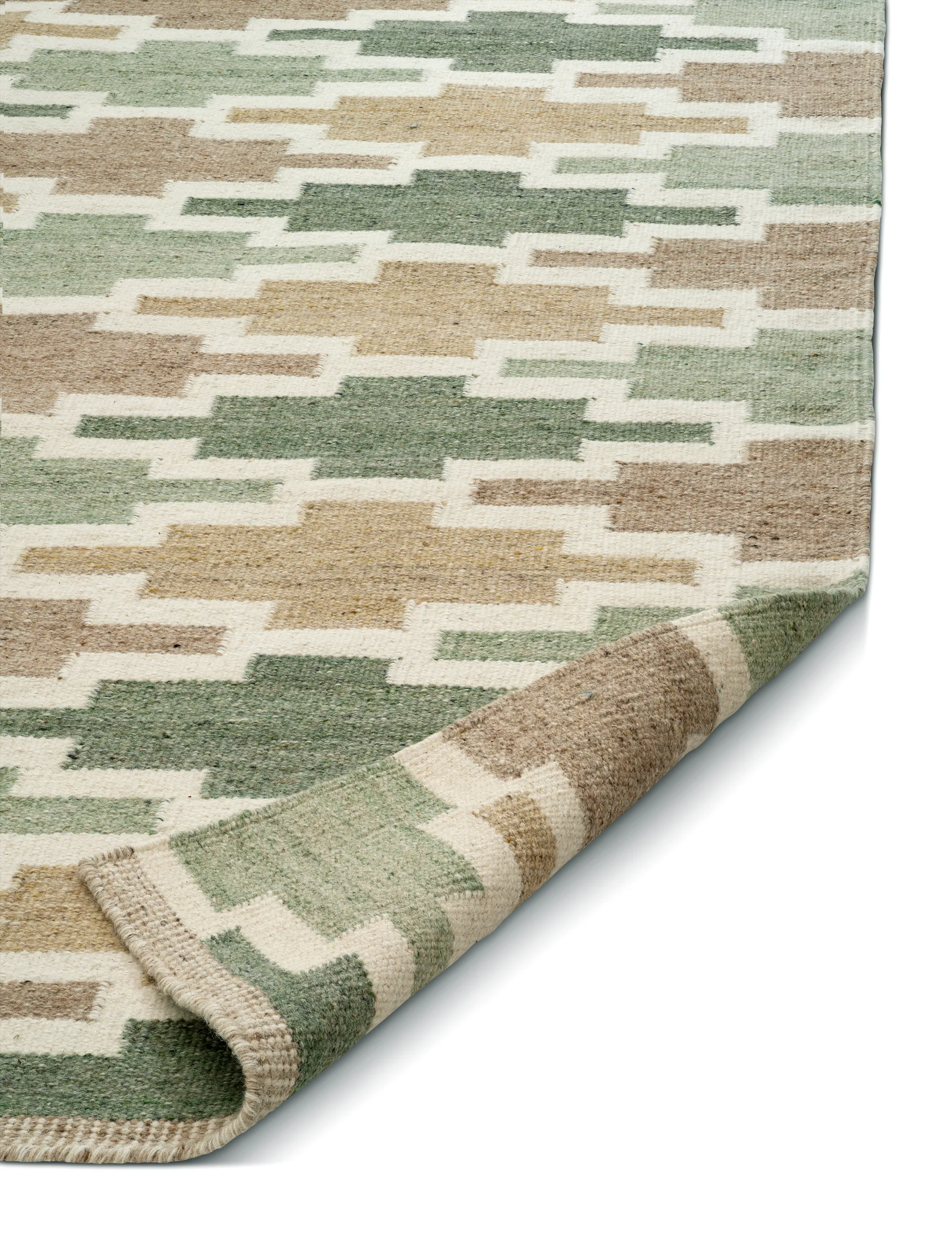Korsnäs rug, Green beige, 170x230 cm Classic Collection