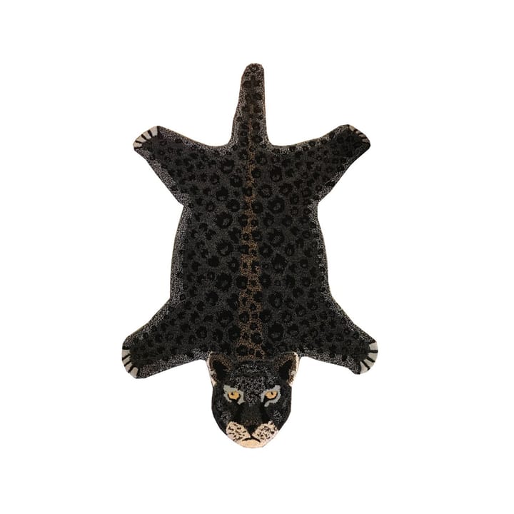 Leopard rug - Black, 90x150 cm - Classic Collection