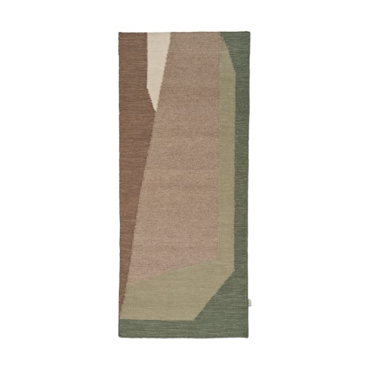 Levels hallway runner, Green, 80x200 cm. Classic Collection
