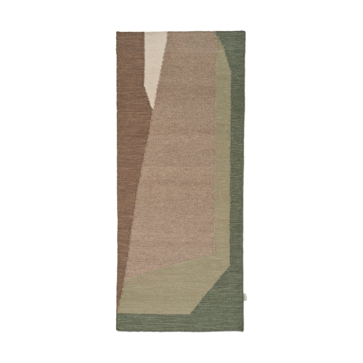 Classic Collection Levels hallway runner Green, 80x200 cm.