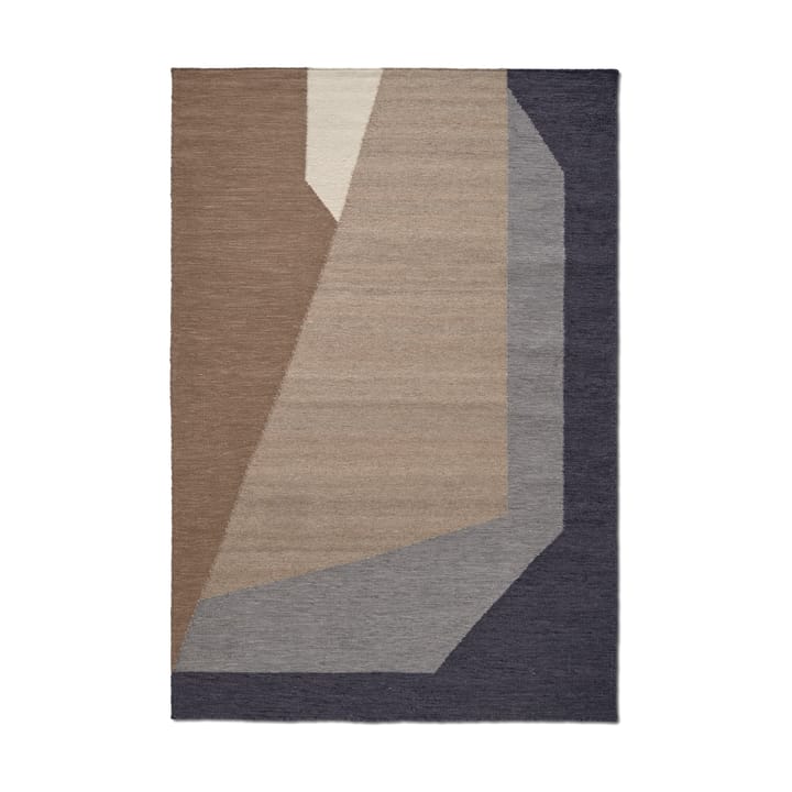 Levels wool rug 170x230 cm - Blue - Classic Collection