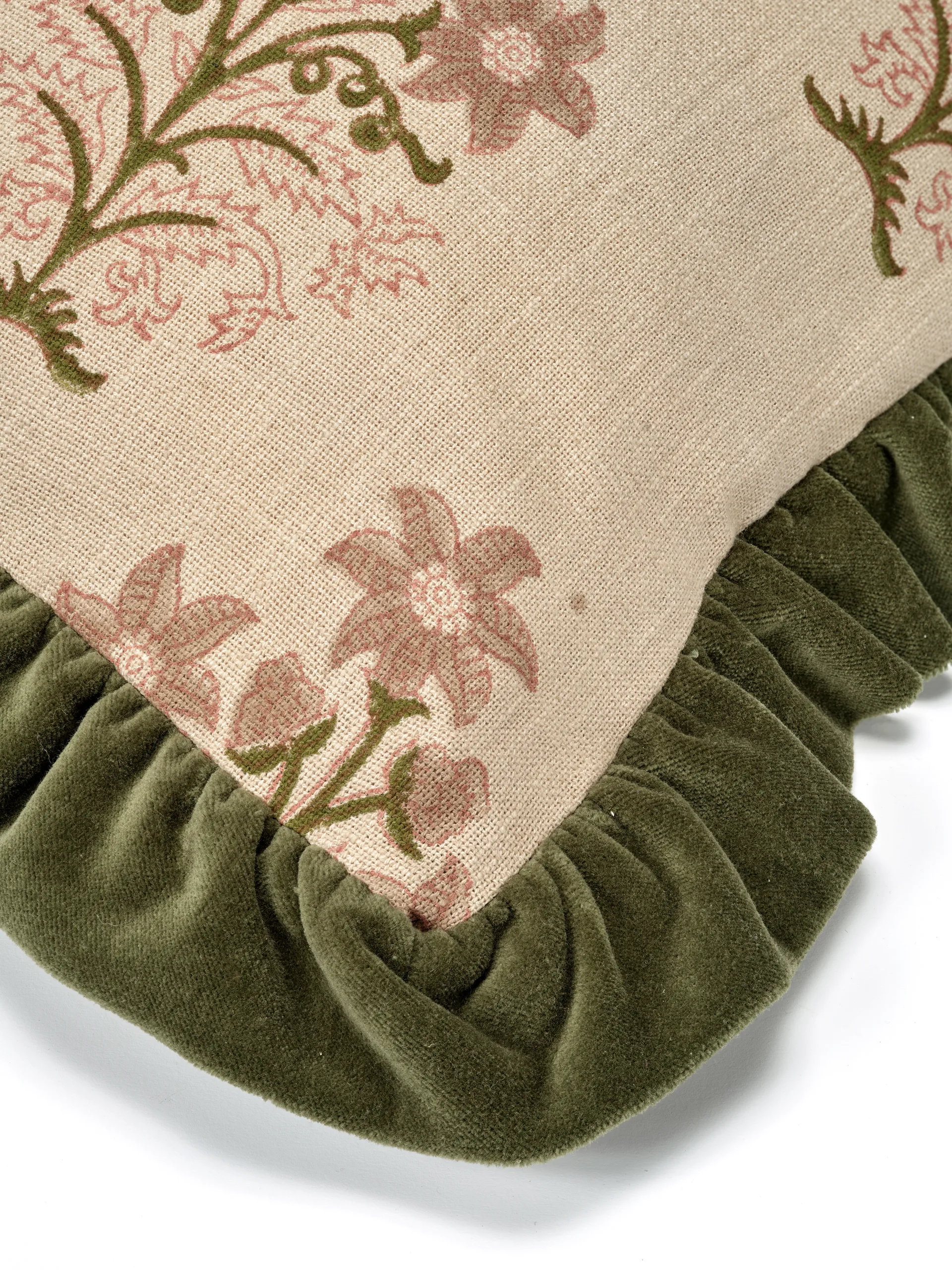 Lily cushion cover 50x50 cm, Green Classic Collection