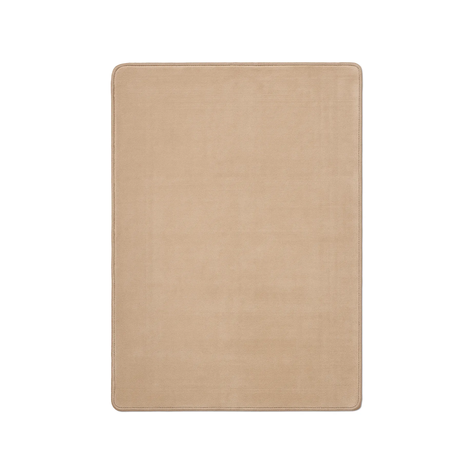 Lobby rug with overlock stitching, Beige, 140x200 cm Classic Collection