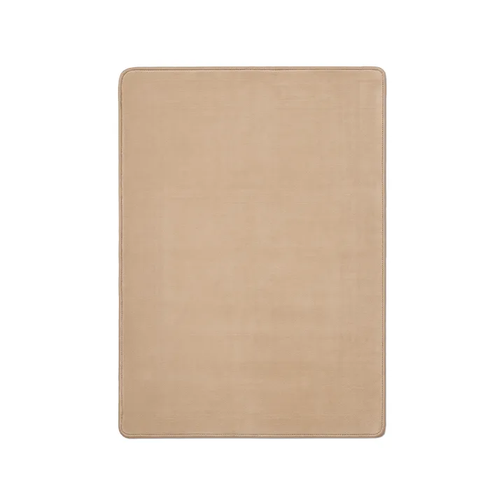 Lobby rug with overlock stitching - Beige, 200x300 cm - Classic Collection