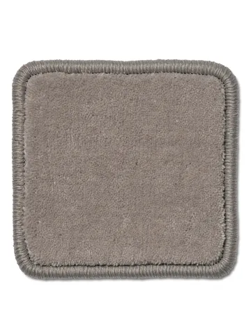 Lobby rug with overlock stitching - Grey, 140x200 cm - Classic Collection
