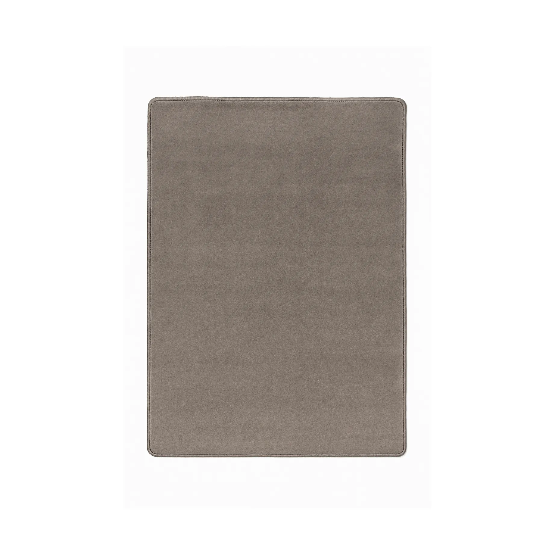 Lobby rug with overlock stitching, Grey, 200x300 cm Classic Collection