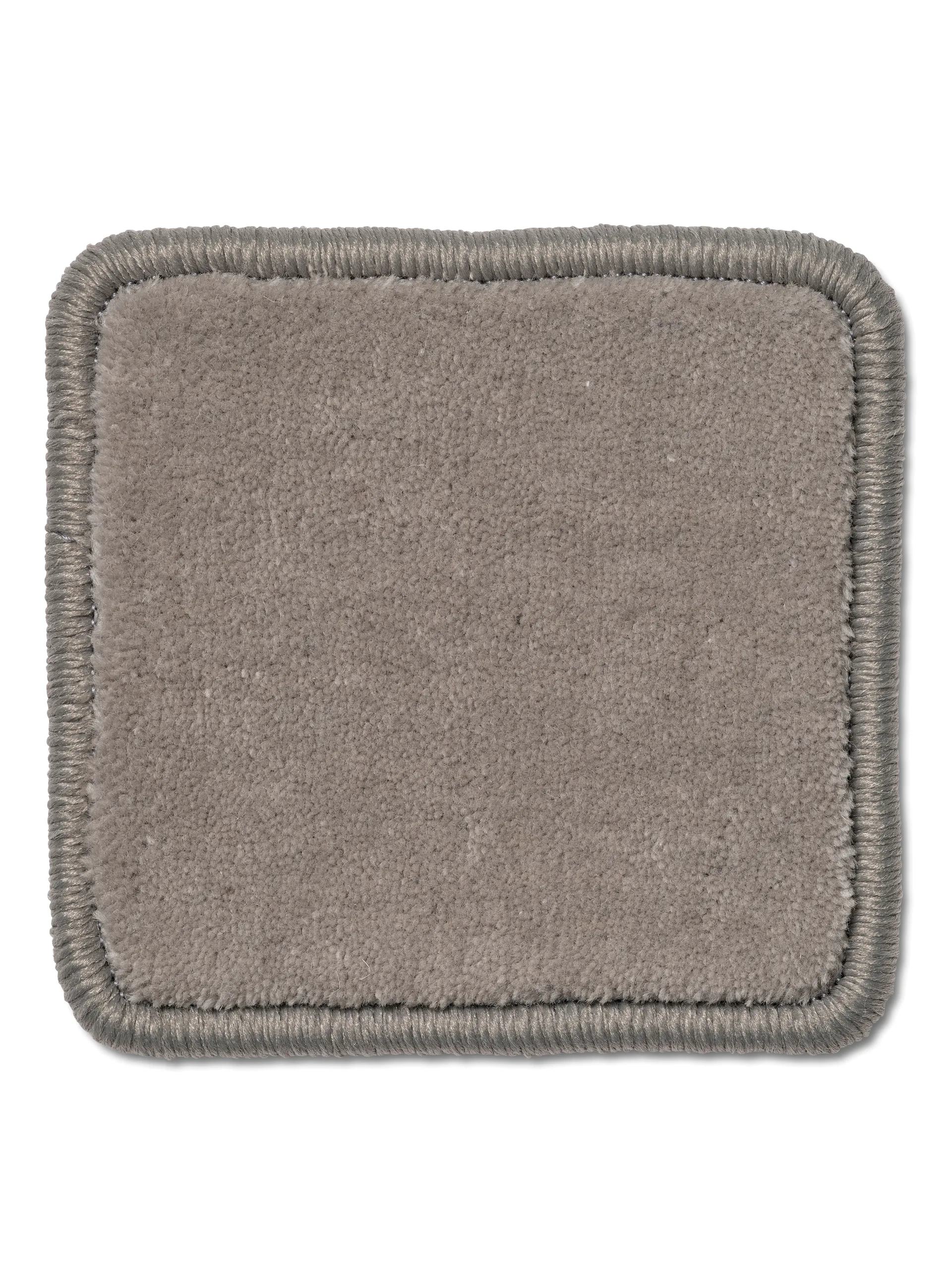 Lobby rug with overlock stitching, Grey, 200x300 cm Classic Collection