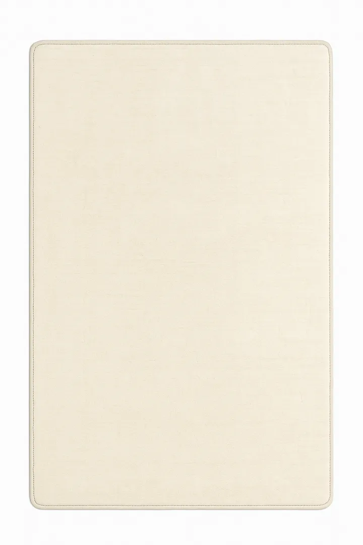 Lobby rug with overlock stitching - Off-white, 400x400 cm - Classic Collection