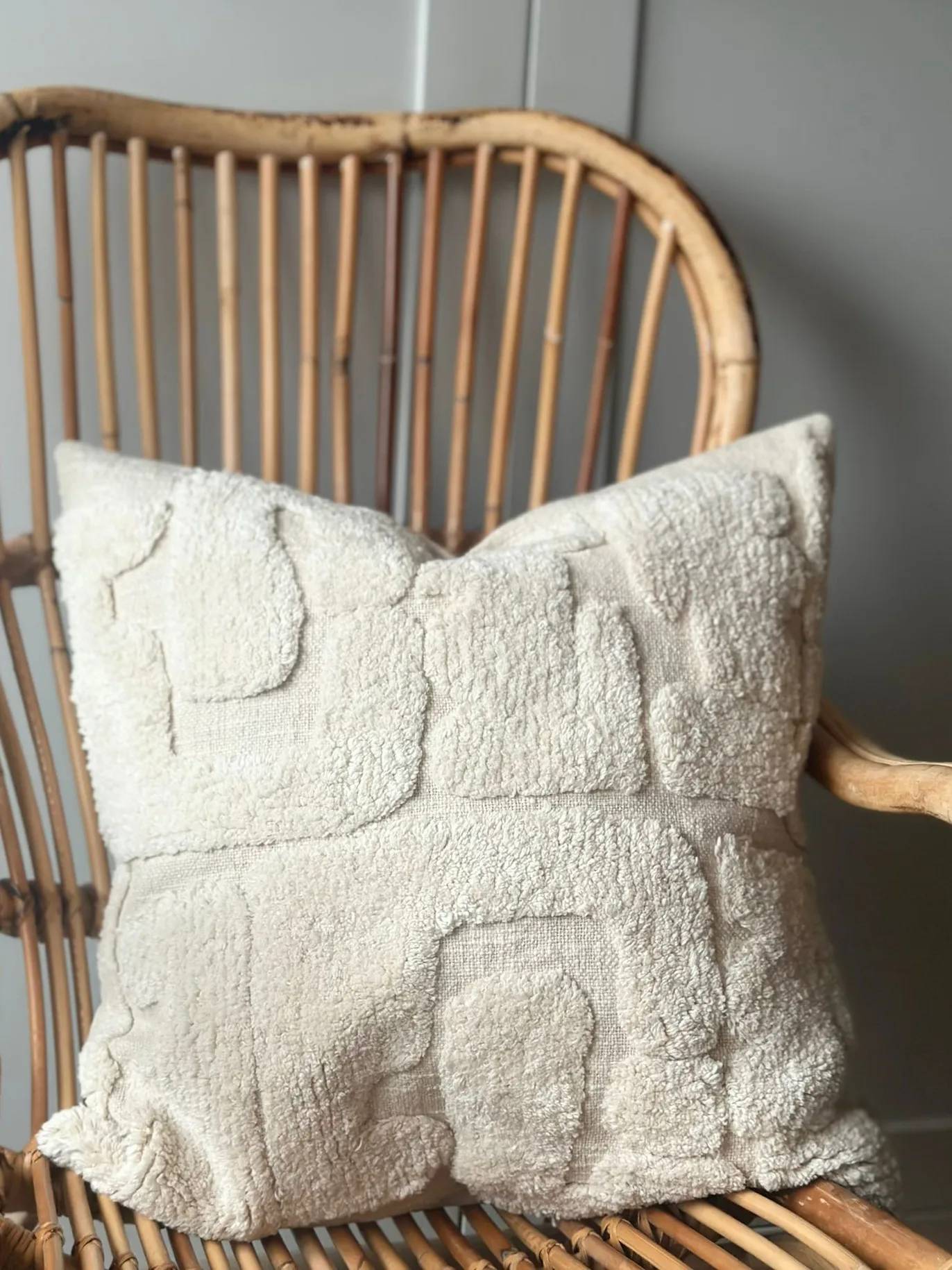 Lumi cushion cover 50x50 cm, White Classic Collection