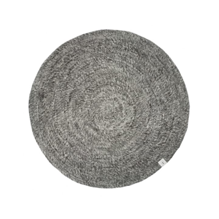 Merino Rug round - Granite, 200 cm - Classic Collection
