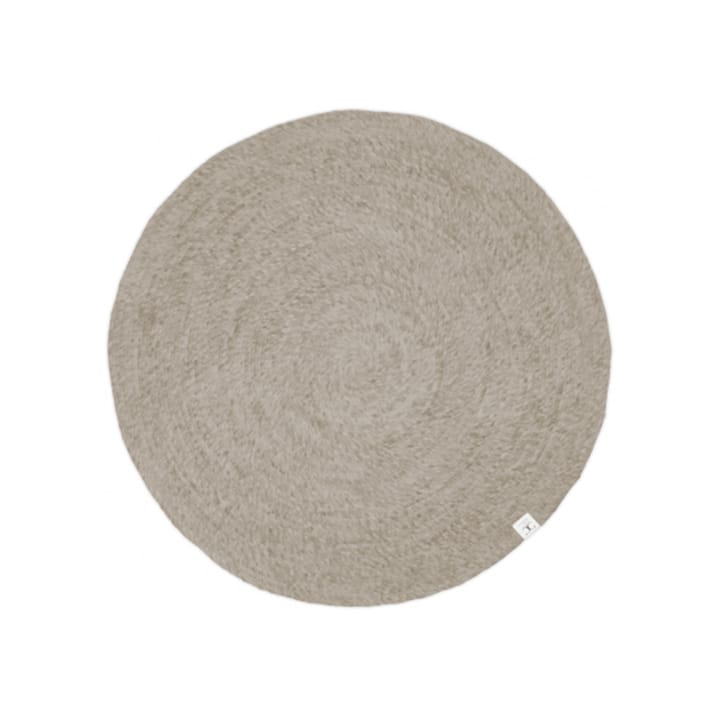 Merino Rug round - Oat, 160 cm - Classic Collection