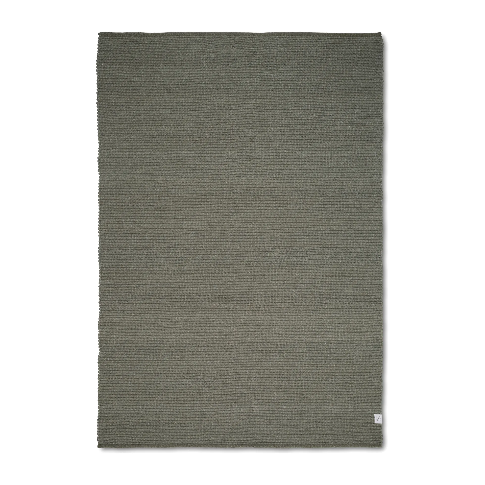 Merino wool carpet 140x200 cm, Dark green Classic Collection