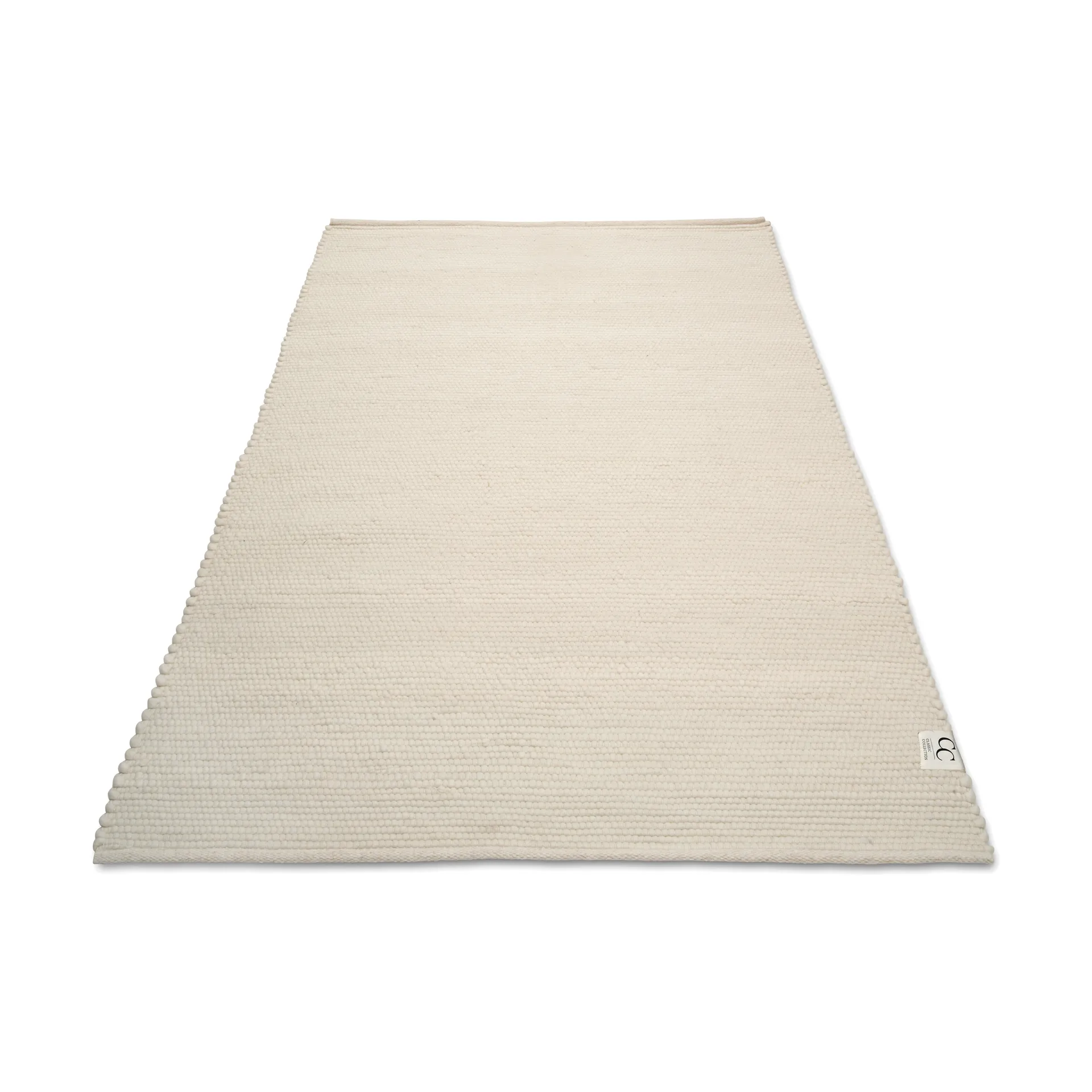 Merino wool carpet 170x230 cm, white Classic Collection