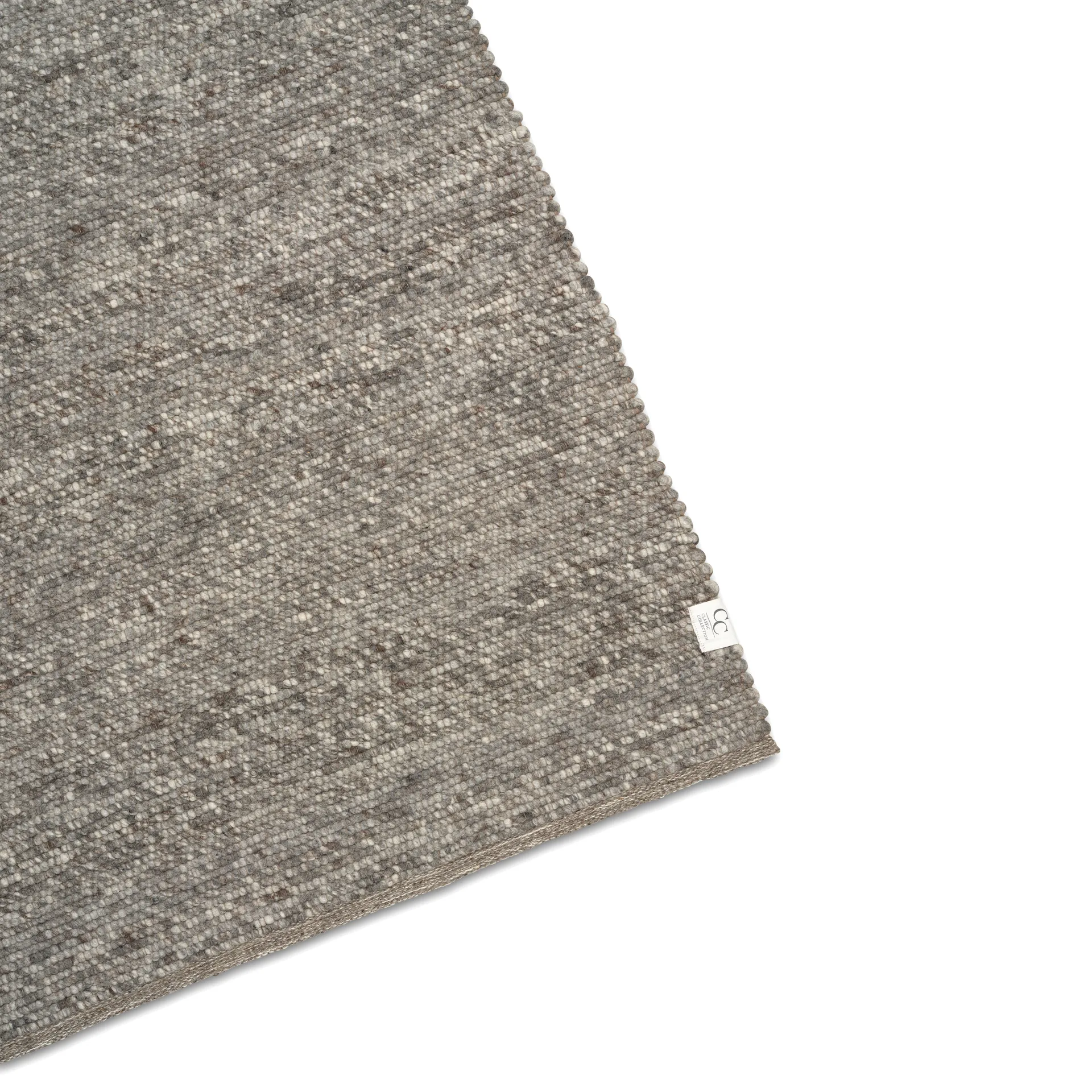 Merino wool carpet 250x350 cm, grey Classic Collection