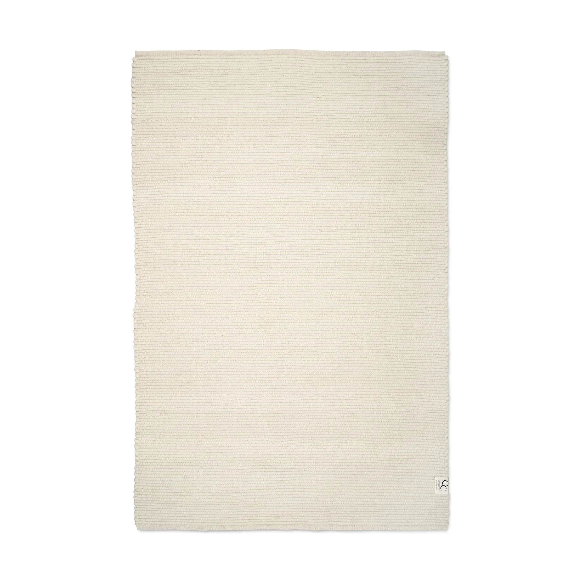 Merino wool carpet 250x350 cm, White Classic Collection