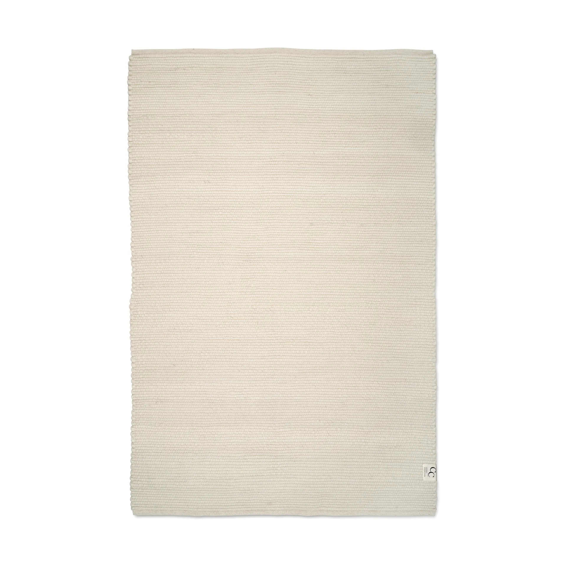 Merino wool carpet 250x350 cm, White Classic Collection