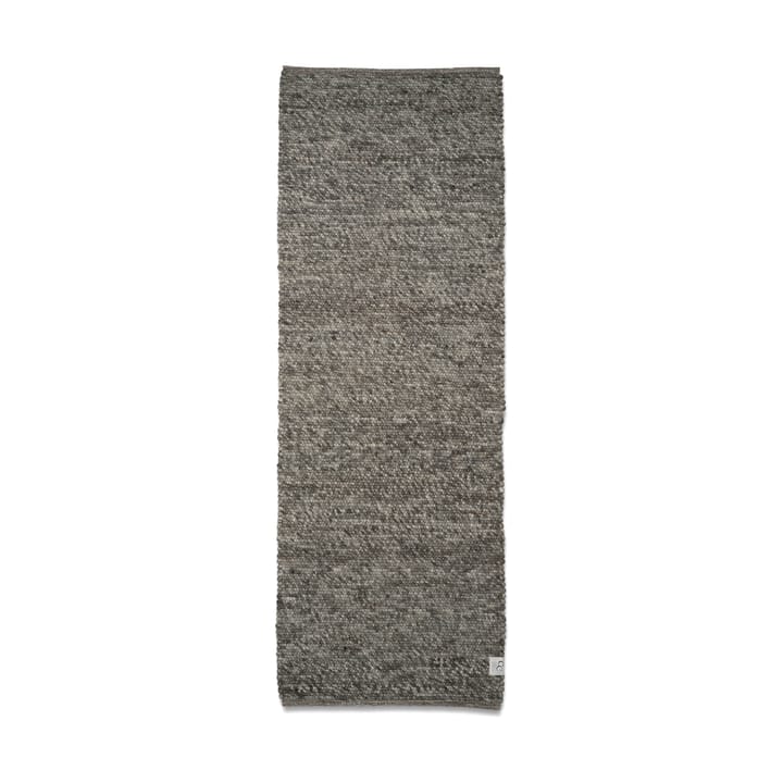 Merino wool carpet 80x250 cm - Grey - Classic Collection