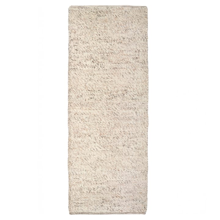 Merino wool carpet 80x250 cm - natural beige - Classic Collection