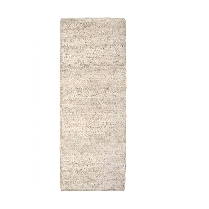 Merino wool carpet 80x250 cm - natural beige - Classic Collection