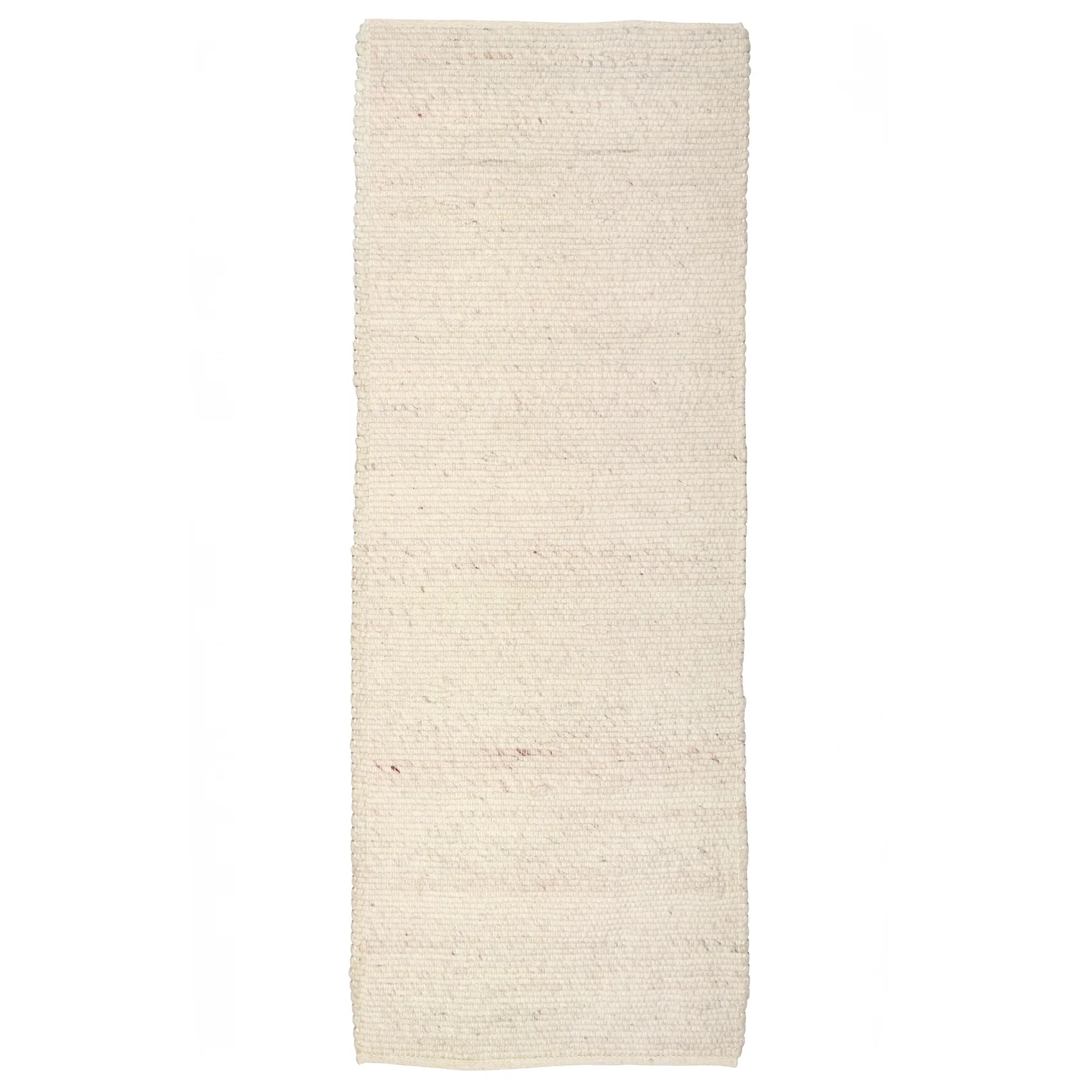 Merino wool carpet 80x250 cm, white Classic Collection