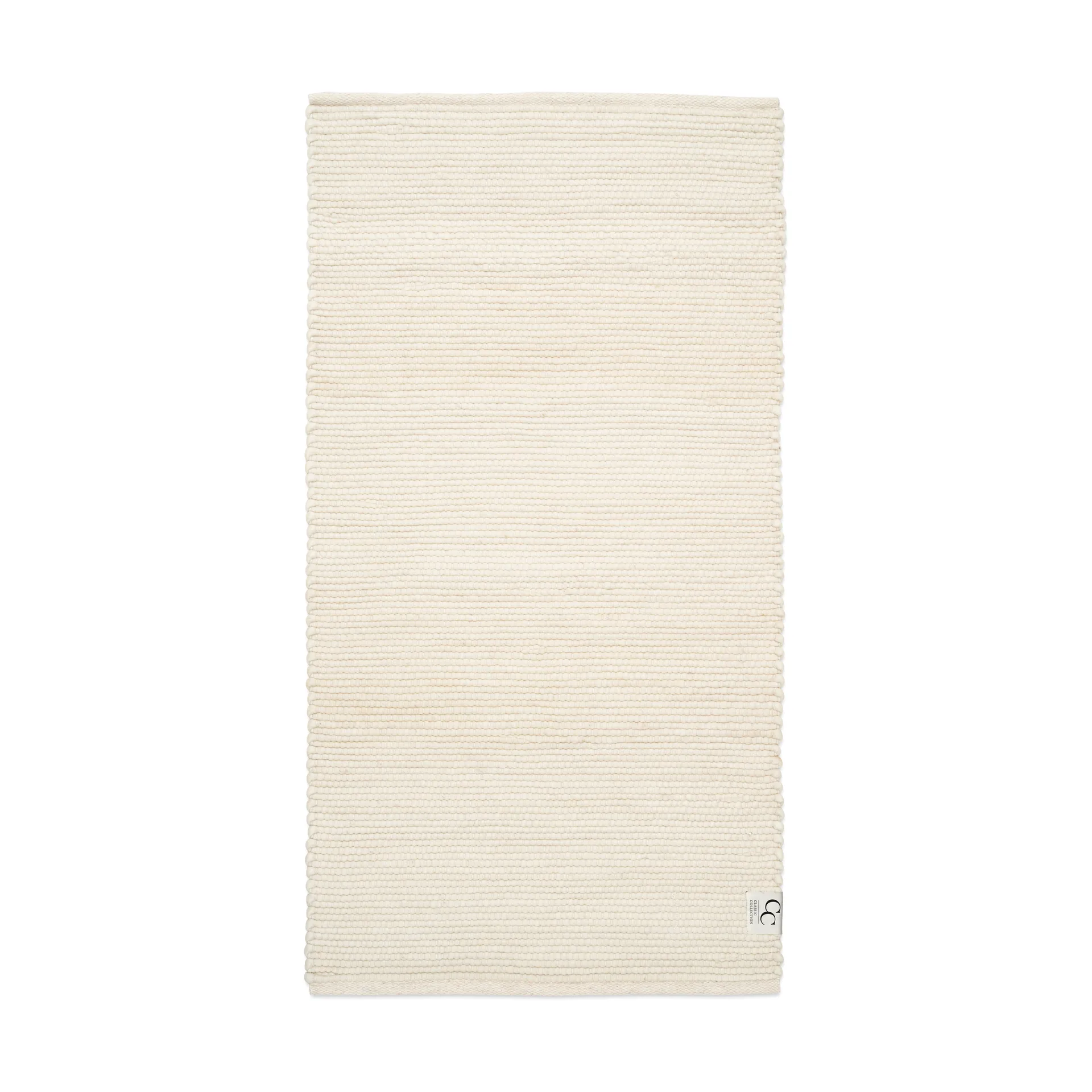 Merino wool carpet 80x250 cm, white Classic Collection