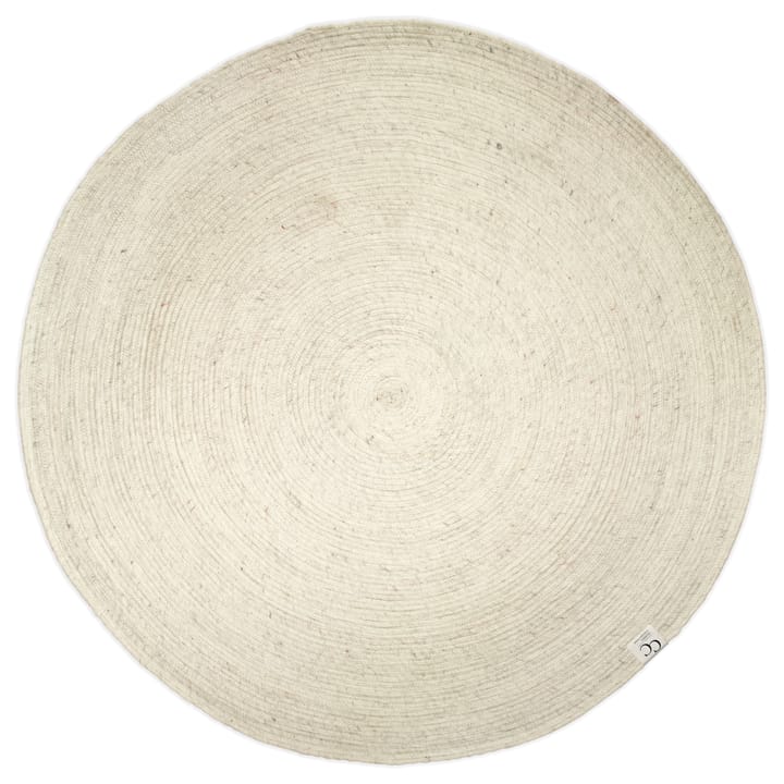 Merino wool carpet round Ø160 cm - white - Classic Collection