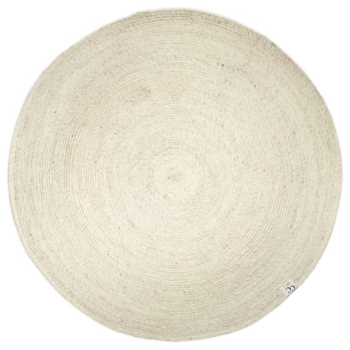 Merino wool carpet round Ø200 cm - white - Classic Collection